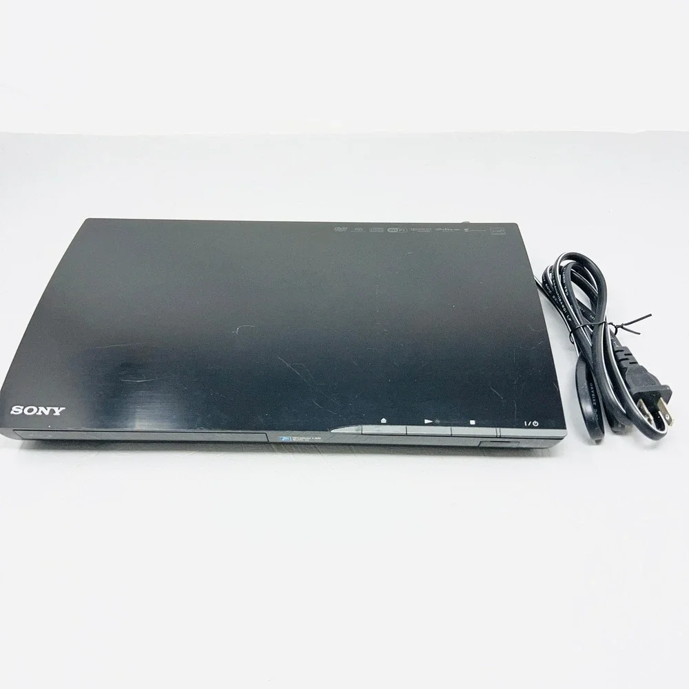 Sony BDP-S390 Blu-Ray Disc DVD Player WiFi HDMI Streaming Black RMT-B119A Remote